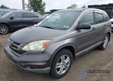2010 Honda Cr-V Ex из США, поврежденный, VIN 5J6RE4H50AL009968